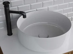 Verhoogde Mechanische Mengkraan - H30,3 Cm - Matzwart - Kodva-Shower & Design Clearance