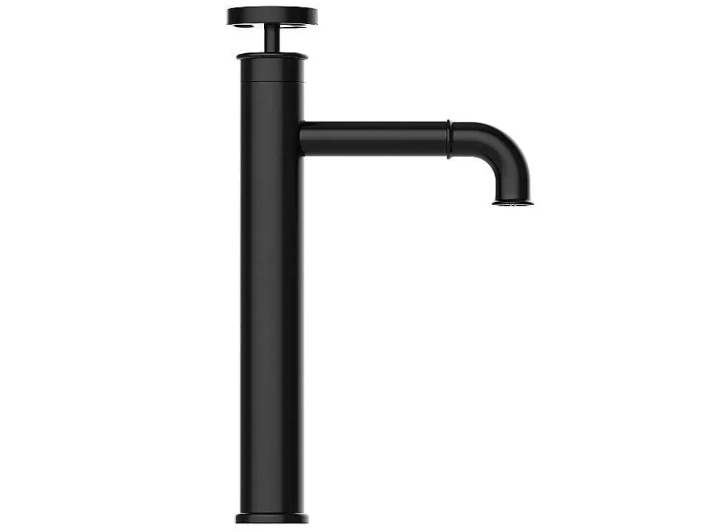 Verhoogde Mechanische Mengkraan - H30,3 Cm - Matzwart - Kodva-Shower & Design Clearance