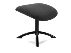 Verstelbare Fauteuil Van Linnen Met Voetensteun Arbori - Donkergrijs-Vente-unique Discount