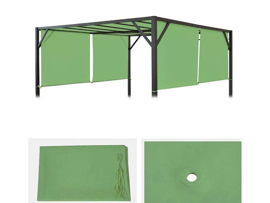 Vervangen Overkapping Voor Pergola Beja, Groen-Vente-unique Sale