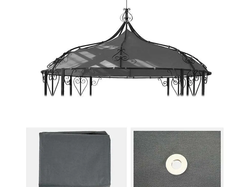 Vervangen Overkapping Voor Pergola Cabrera, Grijs-Vente-unique Sale