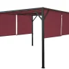 Vervangen Overkapping Voor Pergola Beja, Bordeaux-Rood-Vente-unique Online