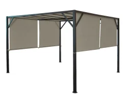Vervangen Overkapping Voor Pergola Beja, Taupe-Vente-unique