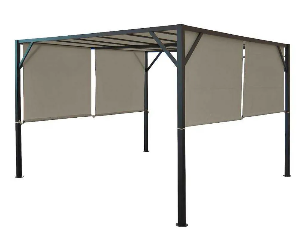 Vervangen Overkapping Voor Pergola Beja, Taupe-Vente-unique