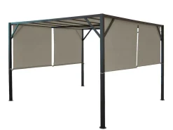 Vervangen Overkapping Voor Pergola Beja, Taupe-Vente-unique Sale