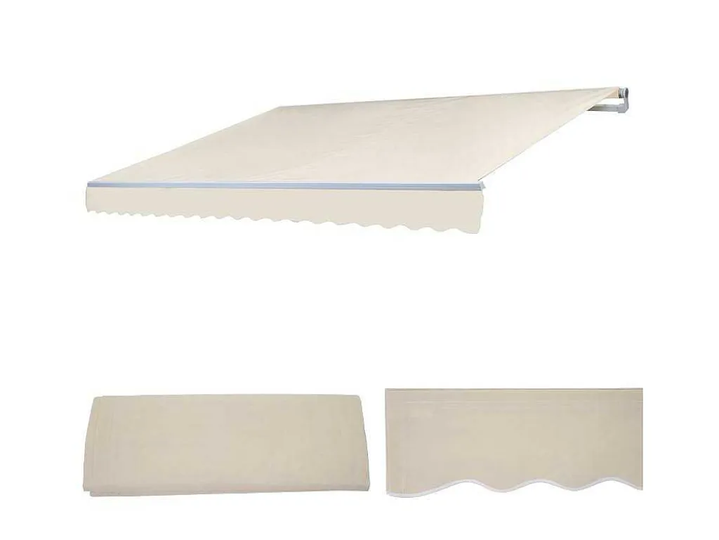 Vervangingshoes Voor Luifel H791, Polyester Creme-Vente-unique Clearance