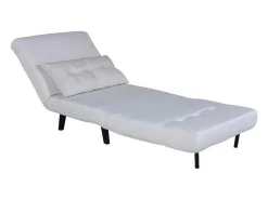 Vicky Slaapbank ,Fauteuil Wit.-Vente-unique Best