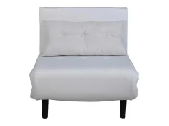 Vicky Slaapbank ,Fauteuil Wit.-Vente-unique Best