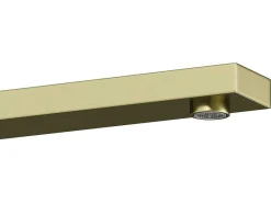Vierkante Hoge Mechanische Mengkraan - H29,5 Cm - Goud Met Satijnglans - Vipava-Shower & Design Clearance
