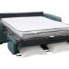 Vierzits Express Slaapbank - Stof - Blauw - Matras 14 Cm - Bevis-Vente-unique New