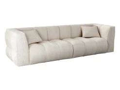 Vierzitsbank Van Beige Ribfluweel Naemia Van Maison Cephy-Maison Céphy Outlet