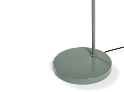 Vintage Staande Lamp Otilie - Metaal - 24 X 16 X 40 Cm - Olijfgroen En Goudkleurig-OZAIA Best