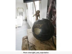 Vintage Voetbal Goodtimes - L21 Cm - Bruin-OZAIA