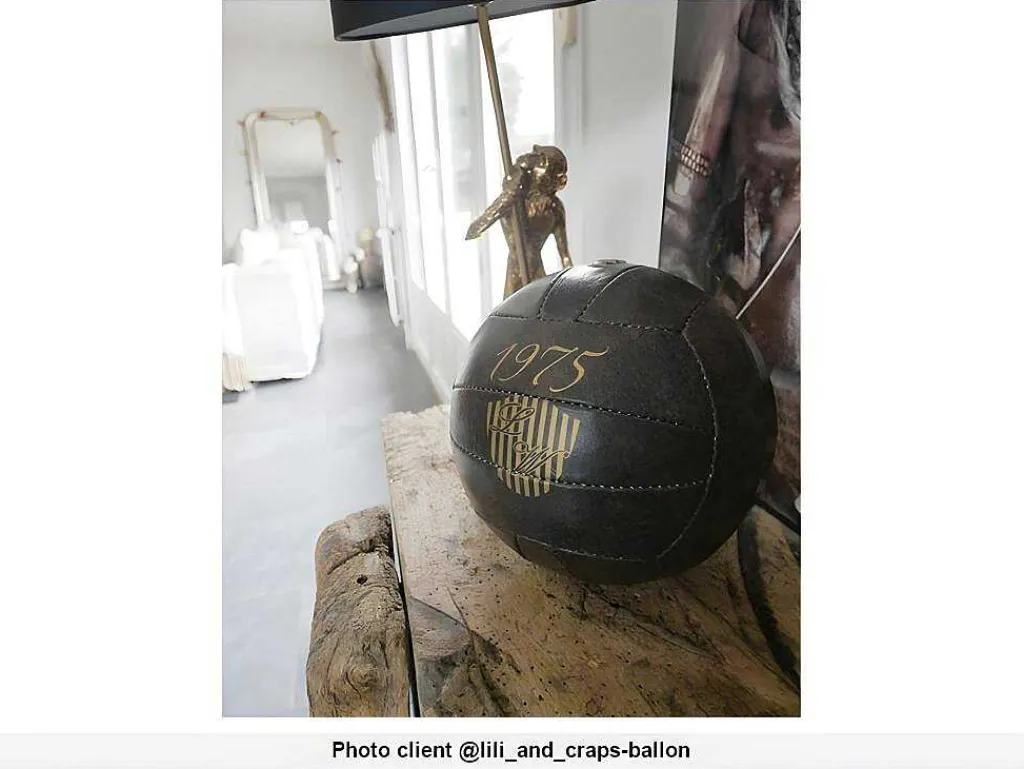 Vintage Voetbal Goodtimes - L21 Cm - Bruin-OZAIA