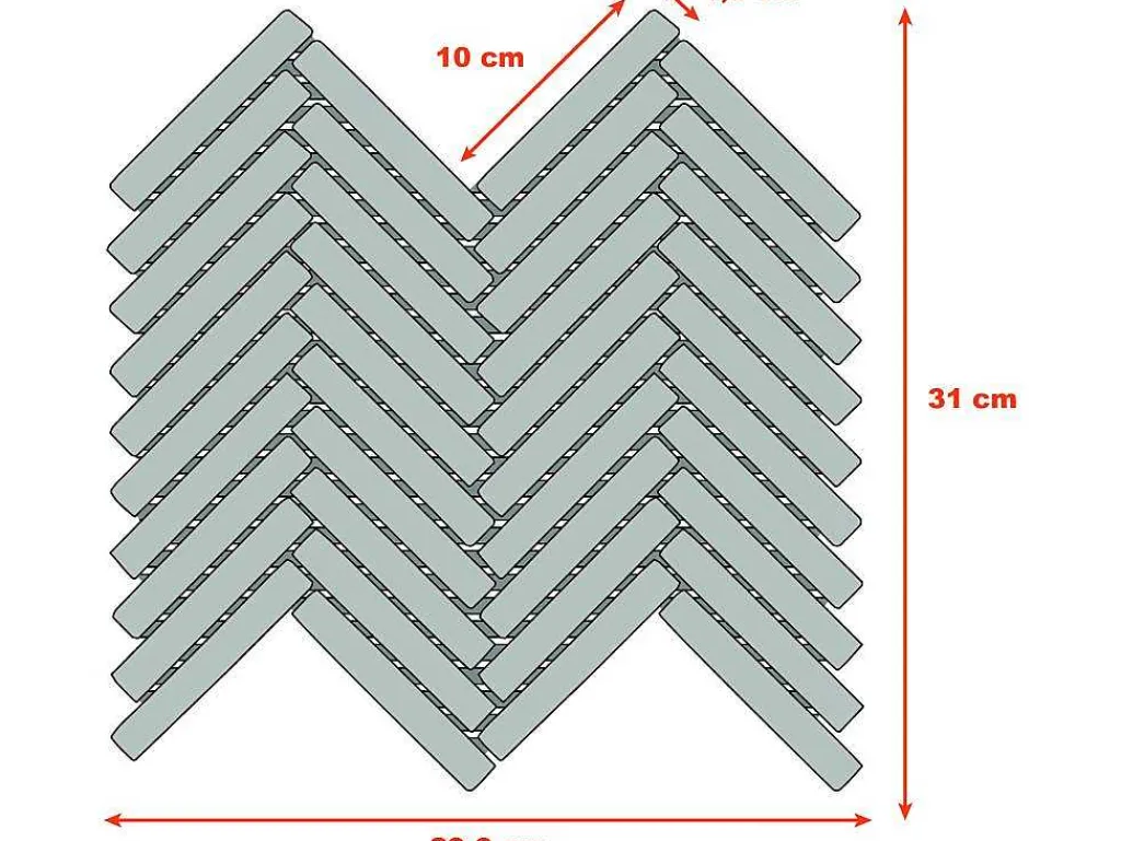 Vloer- En Wandmozaiek In Creme Marmer - Set Van 1M - Mandros-BRICOSOL Sale