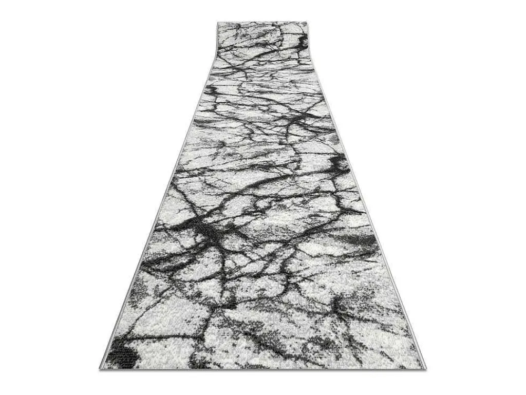 Vloerbekleding Bcf Morad Marmur Marmer Grijs 80 Cm 80X360 Cm-RugsX Online