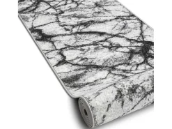 Vloerbekleding Bcf Morad Marmur Marmer Grijs 80 Cm 80X360 Cm-RugsX Online