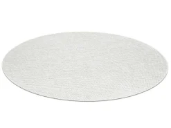 Vloerkleed Casablanca Plus Rond Creme Eenkleurig, Lus Cercle 80 Cm-RugsX