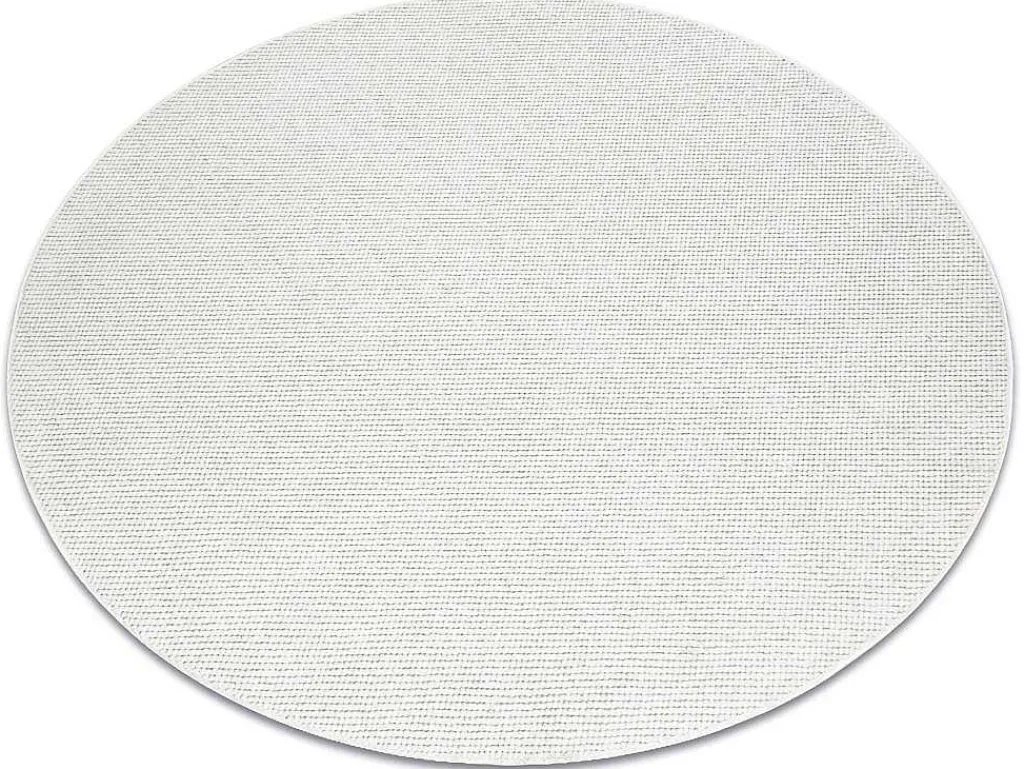 Vloerkleed Casablanca Plus Rond Creme Eenkleurig, Lus Cercle 80 Cm-RugsX