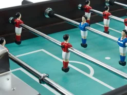 Voetbaltafel Van Mdf Met Eiken Effect - B153 X D77.6 X H96 Cm - Donker Naturelkleur - Edinson-Vente-unique Online