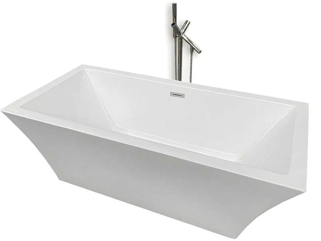 Vrijstaand Bad 170 X 80 Cm + Kolommengkraan Heaven-ELITESHOPPING Best