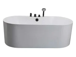 Vrijstaand Bad Met Kraan Stepona - 195 L - 150 X 75 X 58 Cm - Wit-Shower & Design Hot