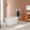 Vrijstaande Badkuip - 178 L - 150 X 75 X 58 Cm - Wit - Adrina-Shower & Design