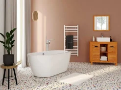 Vrijstaande Badkuip - 178 L - 150 X 75 X 58 Cm - Wit - Adrina-Shower & Design
