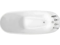 Vrijstaande Badkuip Natalia - Eenpersoons - 220L- 150X75Xh70Cm - Wit-Shower & Design