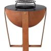 Vuurkorf, Barbecue En Plancha 3 In 1 Van Staal Corten L70 X H80 X D70 Cm - Grezio-Vente-unique Best