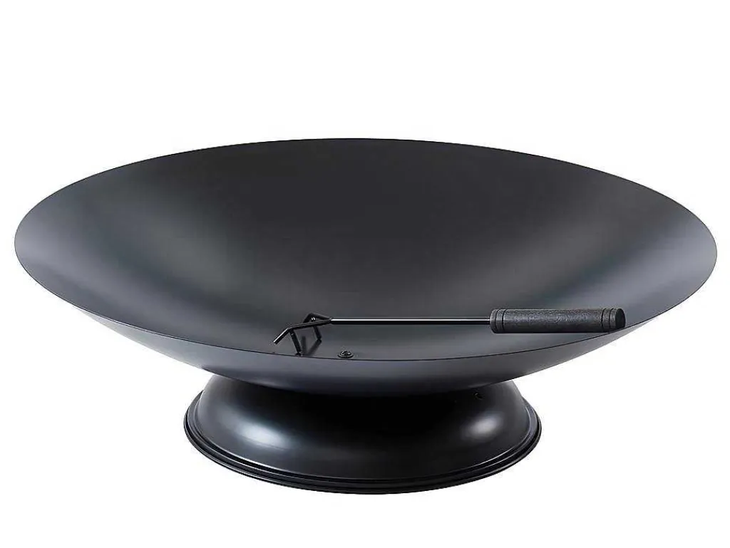 Vuurkorf Van Staal Dione - D72 X H20 Cm - Zwart-Vente-unique Best