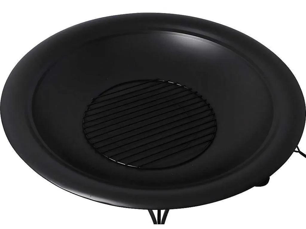 Vuurkorf Van Staal Mizar - D75 X H55 Cm - Zwart-Vente-unique Outlet