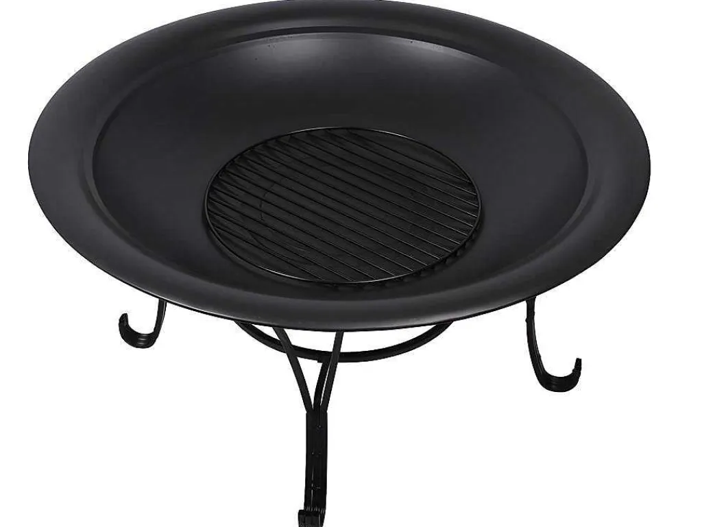 Vuurkorf Van Staal Mizar - D75 X H55 Cm - Zwart-Vente-unique Outlet
