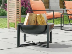 Vuurkorf Van Staal Ogma - D60 X H30 Cm - Zwart-Vente-unique Hot