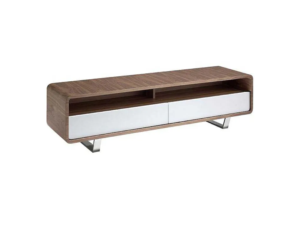 Walnoot En Wit Tv-Meubel 3046-Angel Cerda New