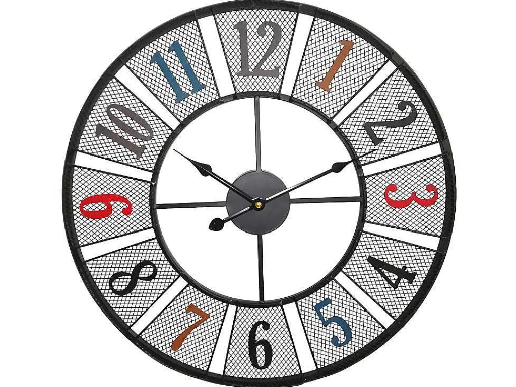 Wandklok Birmingham - Metaal - D50 Cm - Meerkleurig-OZAIA Discount