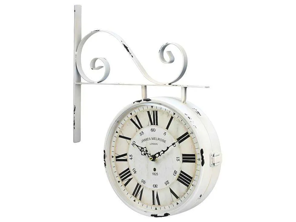 Wandklok Met Dubbele Zijde Faubourg Van Ijzer - L34 X H41,5 Cm-OZAIA Hot