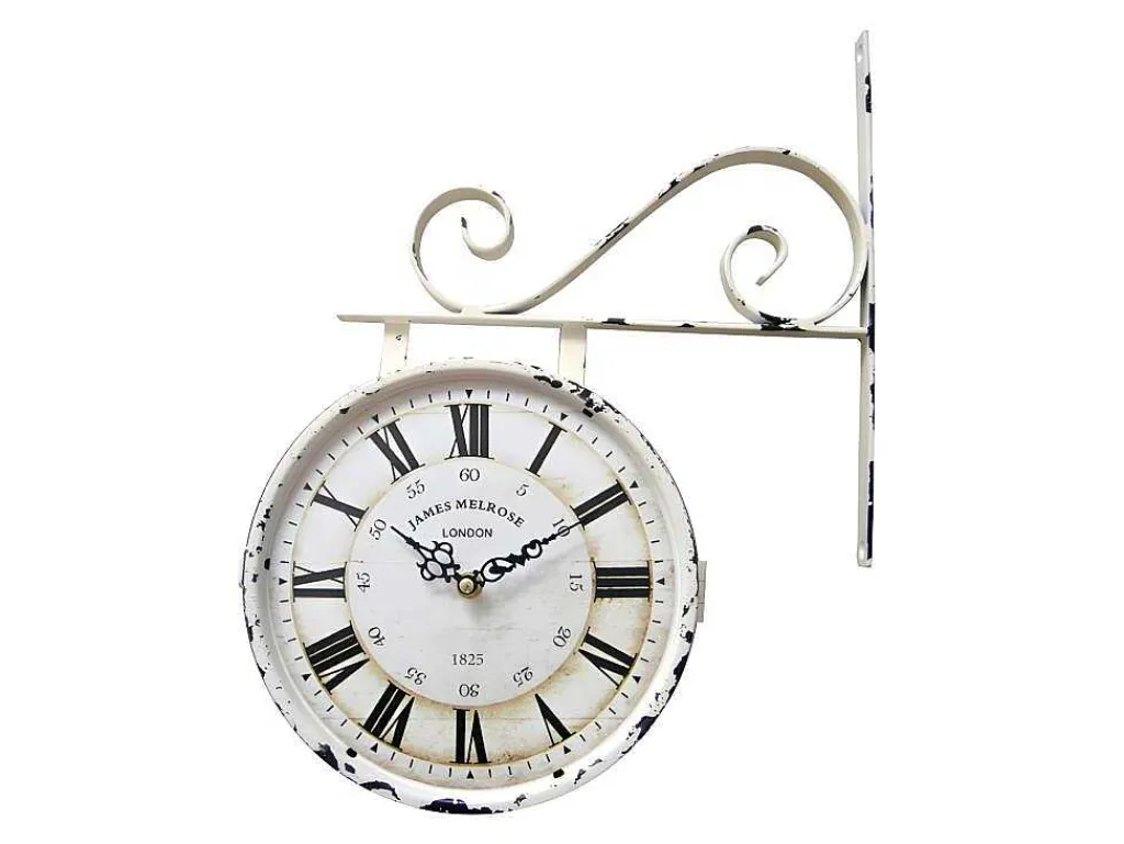 Wandklok Met Dubbele Zijde Faubourg Van Ijzer - L34 X H41,5 Cm-OZAIA Hot