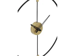 Wandklok Van Metaal - D47 Cm - Zwart - Hamona-OZAIA