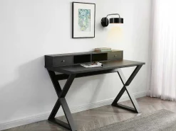 Wandlamp Met Vintage-Stijl Van Metaal - L24 X H14,5 Cm - Zwart En Goud - Otilie-OZAIA Outlet