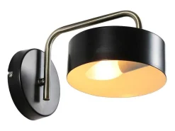 Wandlamp Met Vintage-Stijl Van Metaal - L24 X H14,5 Cm - Zwart En Goud - Otilie-OZAIA Outlet