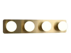 Wandlamp Voor Badkamer Met Ledverlichting Van Metaal, 4 Spots - L40 Cm - Goudkleurig - Morley-OZAIA Discount