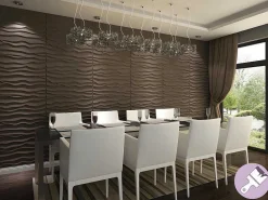 Wandpaneel 3D Hyppos Om Te Verven - Set Van 6 Stuks, 3M-Vente-unique Clearance