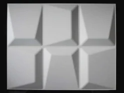 Wandpaneel 3D Tessel Om Te Verven - Set Van 6 Stuks, 3M-Vente-unique New