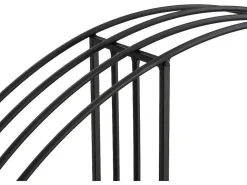 Wandrek Van Metaal - 2 Planken - Zwart - Nacera-Vente-unique Clearance