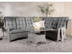 Washington Loungeset 2 Delen Grijs,Grijs.-Vente-unique Online