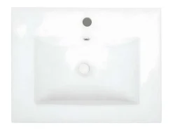 Wastafel Mcw-D16, 61Cm 18Mm Rand-Vente-unique Discount