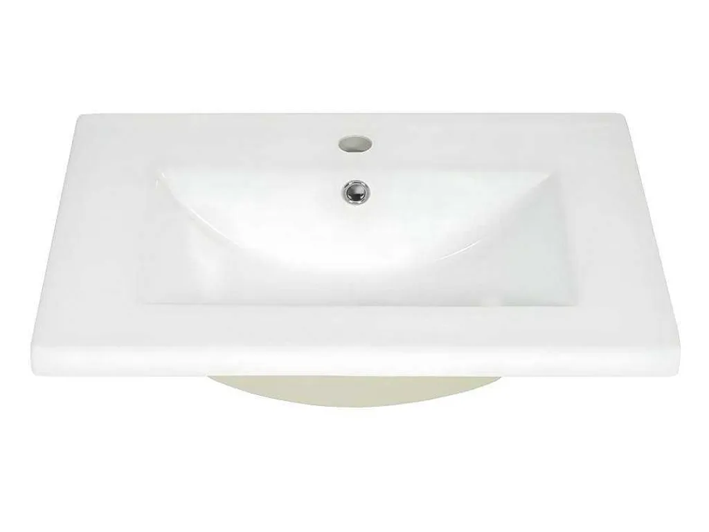 Wastafel Mcw-D16, 61Cm 30Mm Rand-Vente-unique Outlet