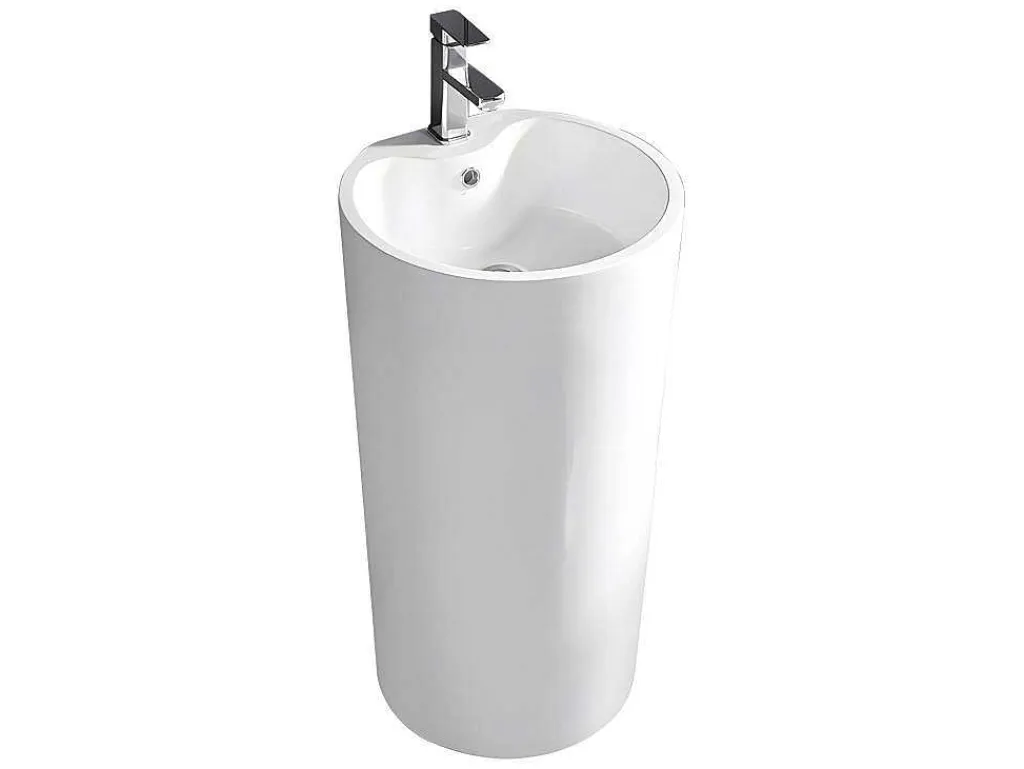 Wastafel Op Cylindrische Voet Totam-Shower & Design Sale