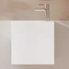 Wastafel Van Solid Surface Met Nis - Wit - 40 Cm - Pumori-Shower & Design Best